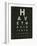 Eye Chart IV-Jess Aiken-Framed Art Print