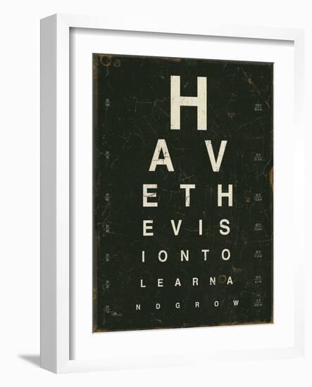 Eye Chart IV-Jess Aiken-Framed Art Print