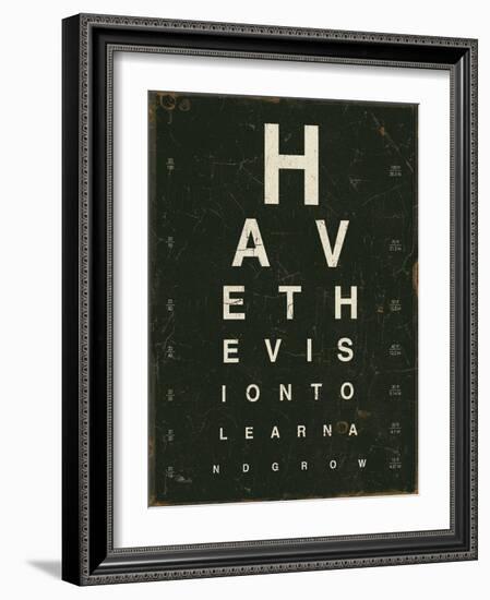 Eye Chart IV-Jess Aiken-Framed Art Print