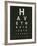 Eye Chart IV-Jess Aiken-Framed Art Print