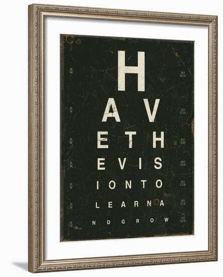 Eye Chart IV-Jess Aiken-Framed Art Print