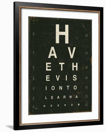 Eye Chart IV-Jess Aiken-Framed Art Print