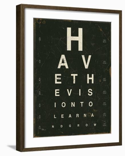 Eye Chart IV-Jess Aiken-Framed Art Print