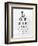 Eye Chart Typography I-null-Framed Art Print