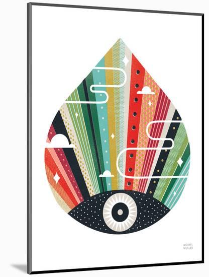 Eye Drop-Michael Mullan-Mounted Art Print