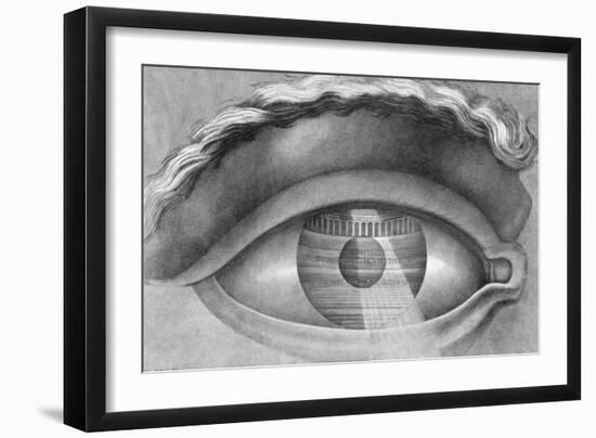 Eye Enclosing the Theatre at Besancon, France, 1847-Claude Nicolas Ledoux-Framed Giclee Print