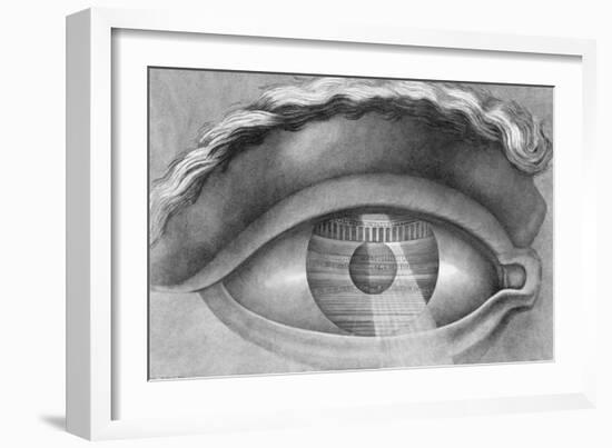 Eye Enclosing the Theatre at Besancon, France, 1847-Claude Nicolas Ledoux-Framed Giclee Print