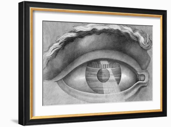 Eye Enclosing the Theatre at Besancon, France, 1847-Claude Nicolas Ledoux-Framed Giclee Print