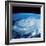 Eye of Hurricane Elena in the Gulf of Mexico-Stocktrek Images-Framed Photographic Print