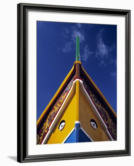 Eye of Oris on Fishing Boat, Malta-Rex Butcher-Framed Photographic Print