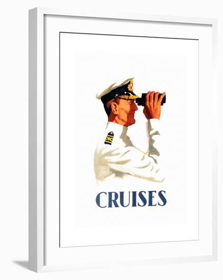 Eye Out For Cruises-null-Framed Art Print