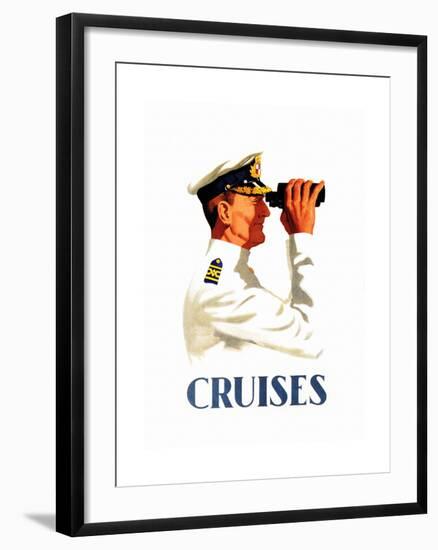 Eye Out For Cruises-null-Framed Art Print