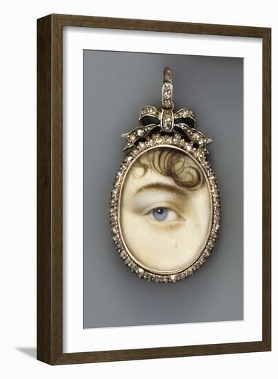 Eye Portrait, C.1810-English School-Framed Giclee Print