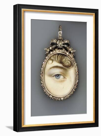 Eye Portrait, C.1810-English School-Framed Giclee Print