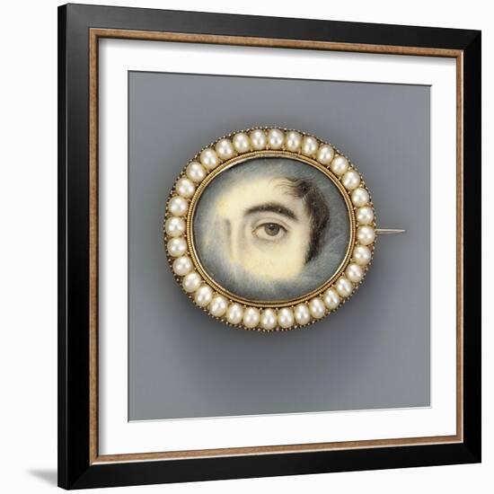 Eye Portrait, C.1830-English School-Framed Giclee Print