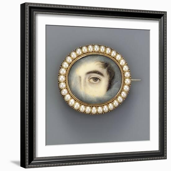 Eye Portrait, C.1830-English School-Framed Giclee Print