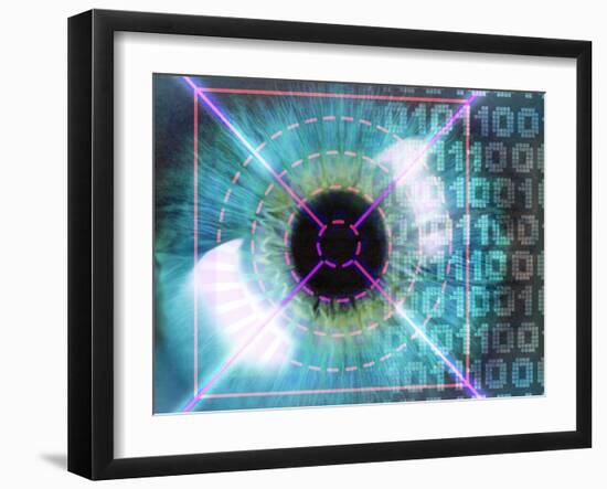 Eye Scanning-PASIEKA-Framed Photographic Print