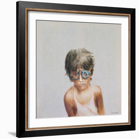 Eye Test at Vivekananda-Lincoln Seligman-Framed Giclee Print