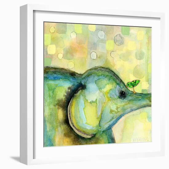 Eye to Eye Elephant-Wyanne-Framed Giclee Print