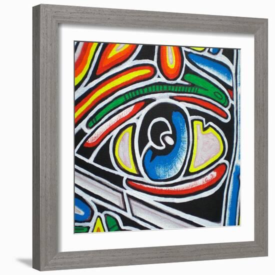 Eye-Abstract Graffiti-Framed Giclee Print