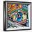 Eye-Abstract Graffiti-Framed Giclee Print