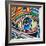 Eye-Abstract Graffiti-Framed Giclee Print