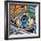 Eye-Abstract Graffiti-Framed Giclee Print