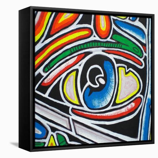 Eye-Abstract Graffiti-Framed Premier Image Canvas