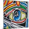 Eye-Abstract Graffiti-Mounted Giclee Print