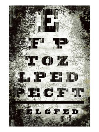 Pi Eye Chart