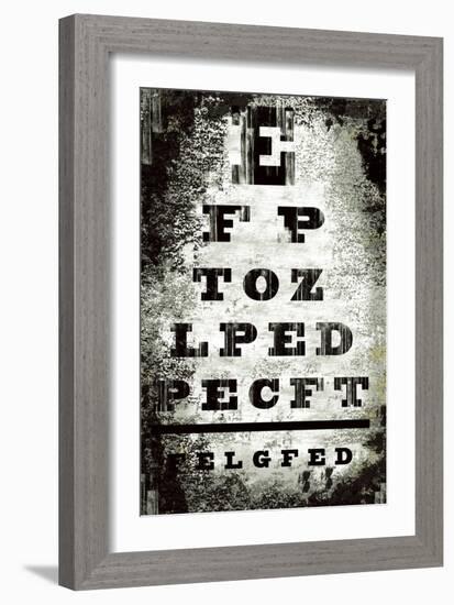 Eyechart-Tracy Hiner-Framed Giclee Print