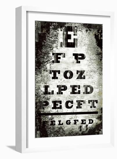 Eyechart-Tracy Hiner-Framed Giclee Print