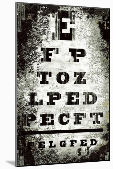 Eyechart-Tracy Hiner-Mounted Giclee Print