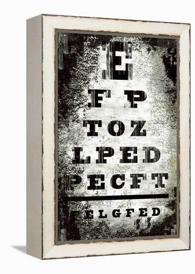 Eyechart-Tracy Hiner-Framed Premier Image Canvas