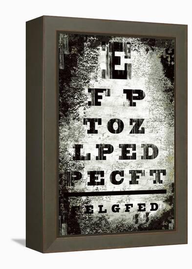 Eyechart-Tracy Hiner-Framed Premier Image Canvas