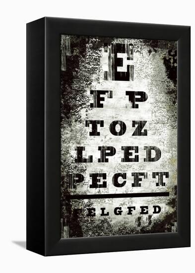 Eyechart-Tracy Hiner-Framed Premier Image Canvas