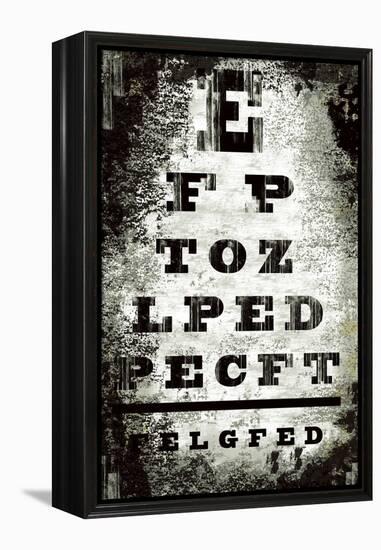 Eyechart-Tracy Hiner-Framed Premier Image Canvas