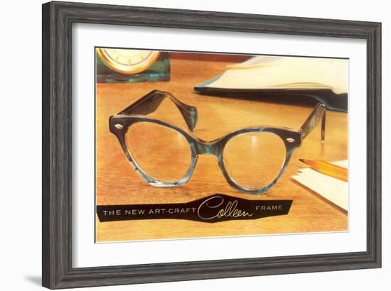 Eyeglass Frames-null-Framed Art Print