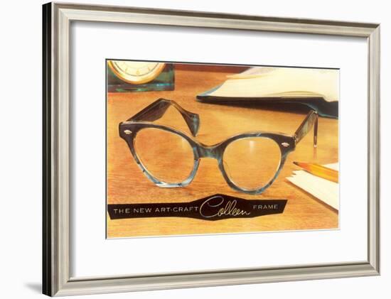 Eyeglass Frames-null-Framed Art Print