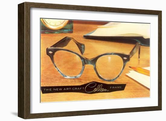 Eyeglass Frames-null-Framed Art Print