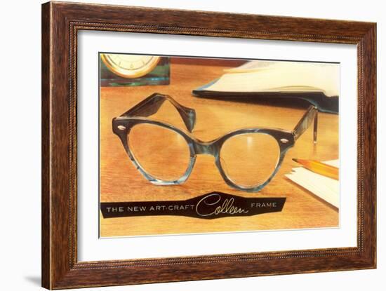 Eyeglass Frames-null-Framed Art Print