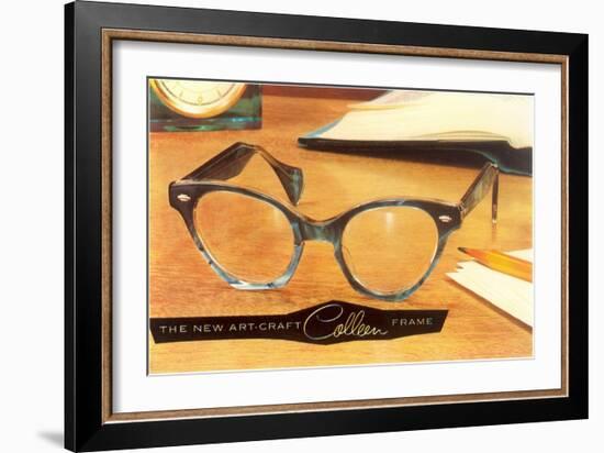 Eyeglass Frames-null-Framed Art Print