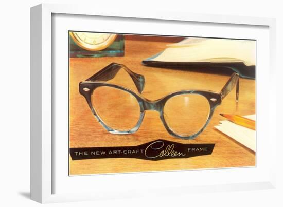 Eyeglass Frames-null-Framed Art Print