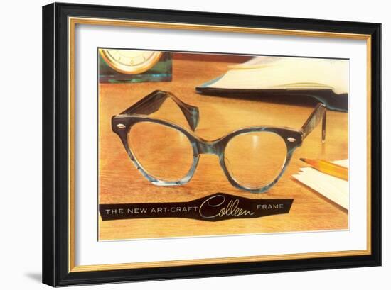 Eyeglass Frames-null-Framed Art Print