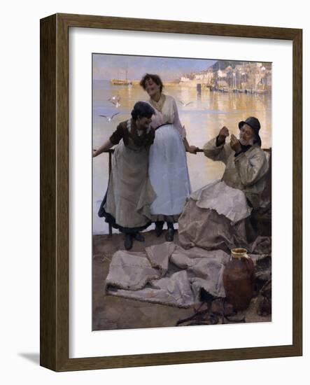 Eyes and No Eyes, 1887-Frank Bramley-Framed Giclee Print