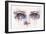 Eyes (Realistic Portrait Of Eyes)-Sillier than Sally-Framed Art Print