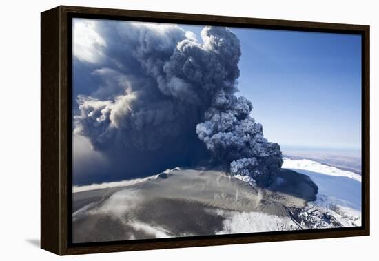 Eyjafjallajokull Volcano Erupting in Iceland-Paul Souders-Framed Premier Image Canvas