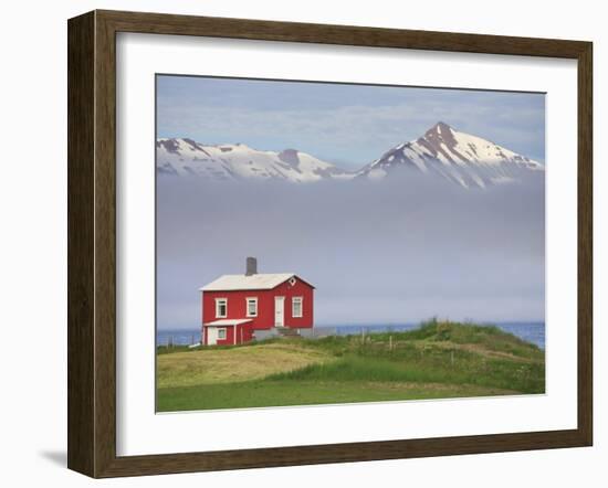 Eyjafjordur Sound, Akureyri, Iceland-Michele Falzone-Framed Photographic Print