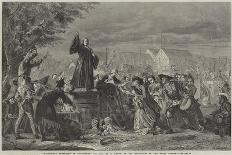 Dr. Johnson Doing Penance in the Market Place of Uttoxeter, 1869-Eyre Crowe-Framed Giclee Print