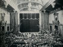 The Waterloo Chamber, Windsor Castle, Fitted as a theatre for the State Plays of 1891, c1891,(1901-Eyre & Spottiswoode-Photographic Print